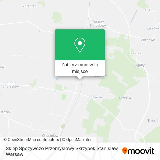 Mapa Sklep Spozywczo Przemyslowy Skrzypek Stanislaw