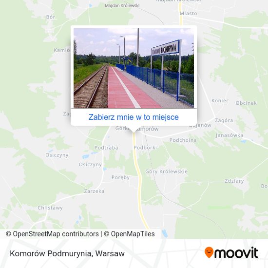 Mapa Komorów Podmurynia