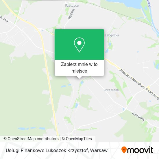 Mapa Usługi Finansowe Lukoszek Krzysztof