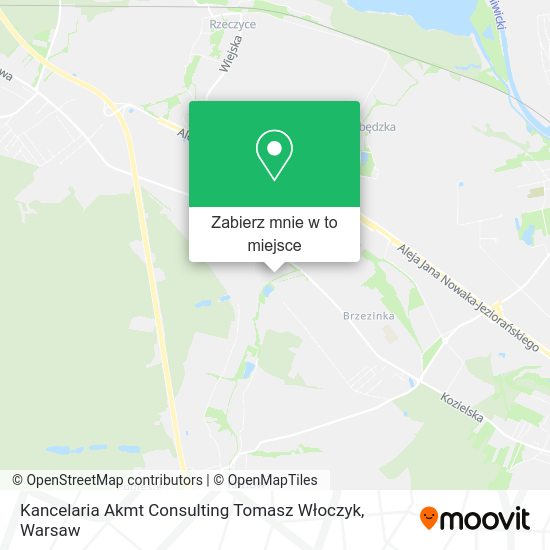 Mapa Kancelaria Akmt Consulting Tomasz Włoczyk