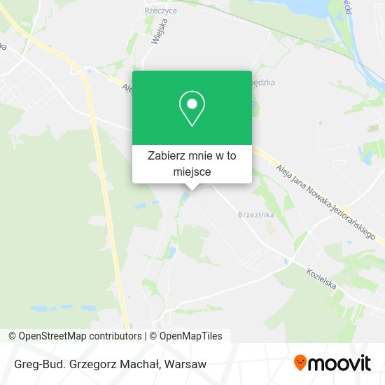 Mapa Greg-Bud. Grzegorz Machał