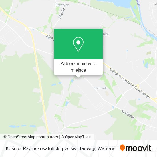 Mapa Kościół Rzymskokatolicki pw. św. Jadwigi