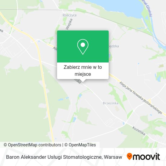 Mapa Baron Aleksander Usługi Stomatologiczne