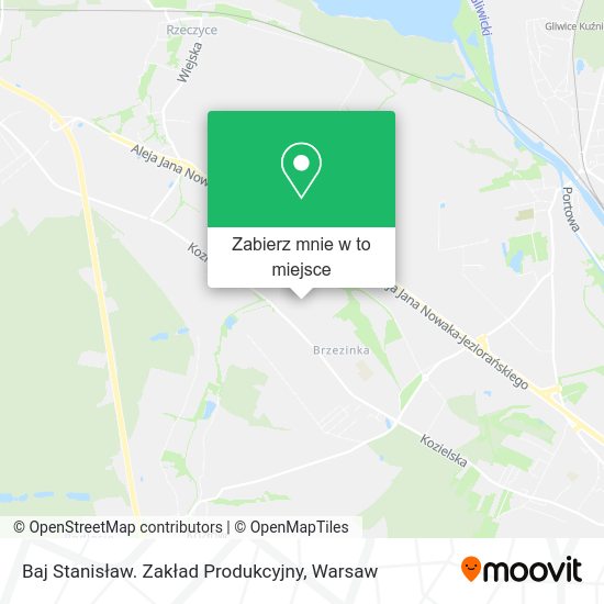 Mapa Baj Stanisław. Zakład Produkcyjny