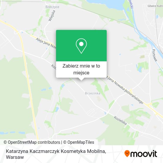 Mapa Katarzyna Kaczmarczyk Kosmetyka Mobilna