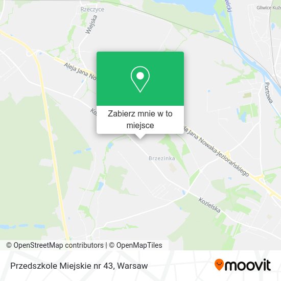 Mapa Przedszkole Miejskie nr 43