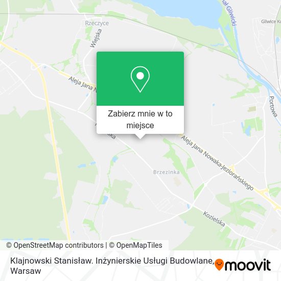 Mapa Klajnowski Stanisław. Inżynierskie Usługi Budowlane