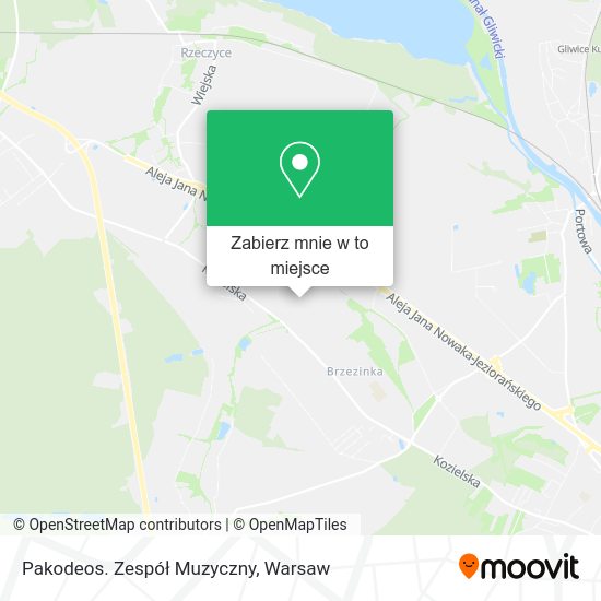 Mapa Pakodeos. Zespół Muzyczny