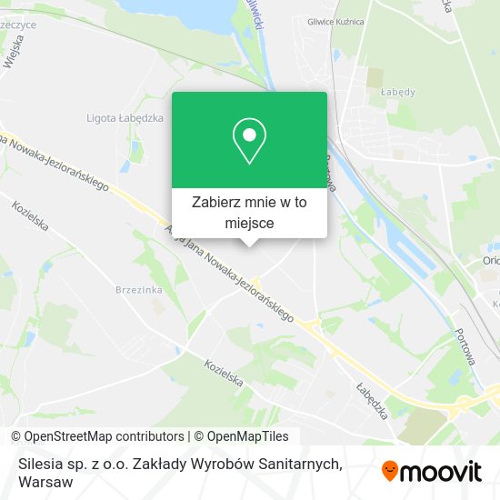 Mapa Silesia sp. z o.o. Zakłady Wyrobów Sanitarnych