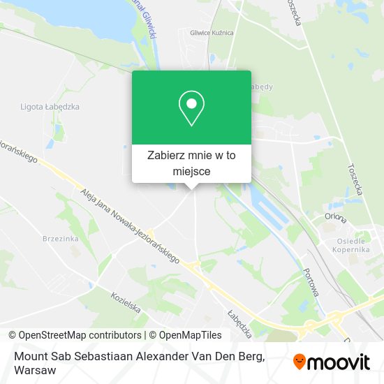 Mapa Mount Sab Sebastiaan Alexander Van Den Berg