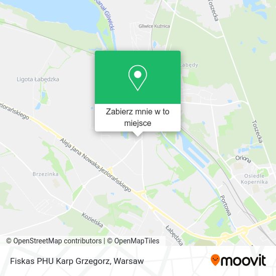 Mapa Fiskas PHU Karp Grzegorz