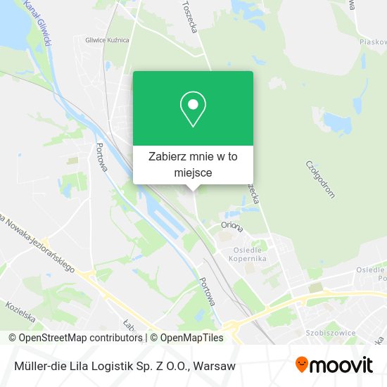 Mapa Müller-die Lila Logistik Sp. Z O.O.