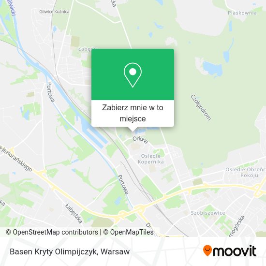 Mapa Basen Kryty Olimpijczyk