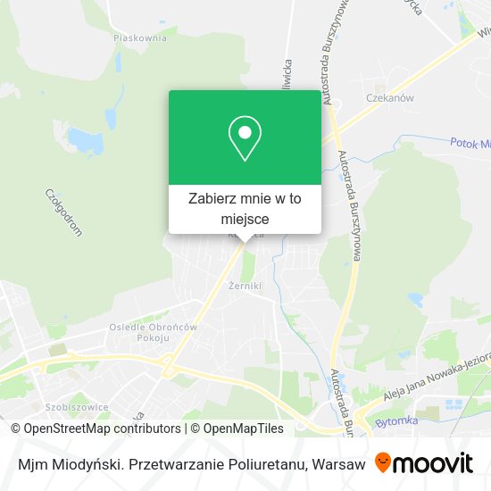 Mapa Mjm Miodyński. Przetwarzanie Poliuretanu