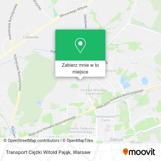 Mapa Transport Ciężki Witold Pająk