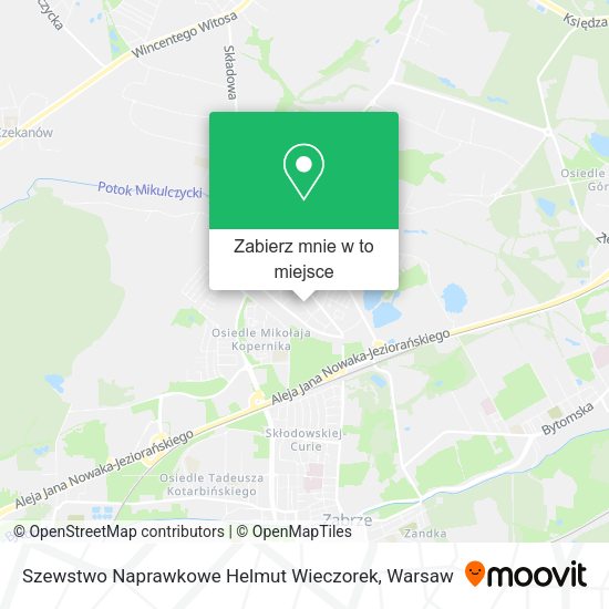 Mapa Szewstwo Naprawkowe Helmut Wieczorek