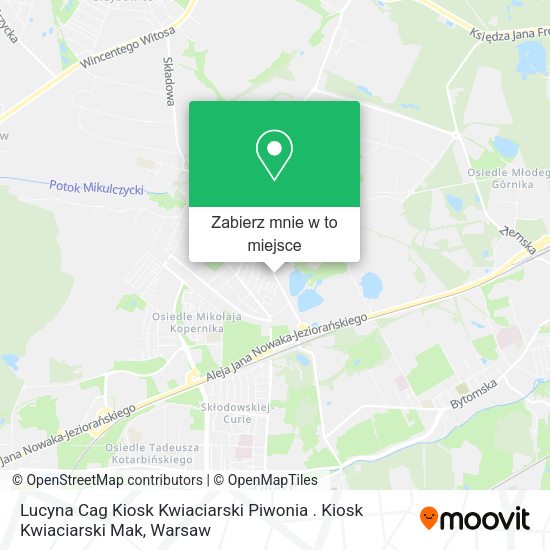 Mapa Lucyna Cag Kiosk Kwiaciarski Piwonia . Kiosk Kwiaciarski Mak