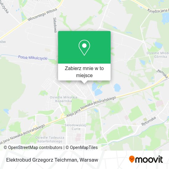 Mapa Elektrobud Grzegorz Teichman