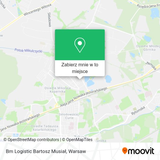 Mapa Bm Logistic Bartosz Musiał