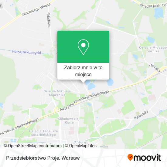 Mapa Przedsiebiorstwo Proje