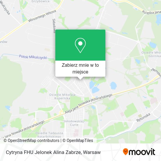 Mapa Cytryna FHU Jelonek Alina Zabrze