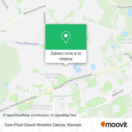 Mapa Gaw-Plast Gaweł Wioletta Zabrze