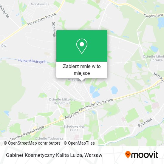 Mapa Gabinet Kosmetyczny Kalita Luiza