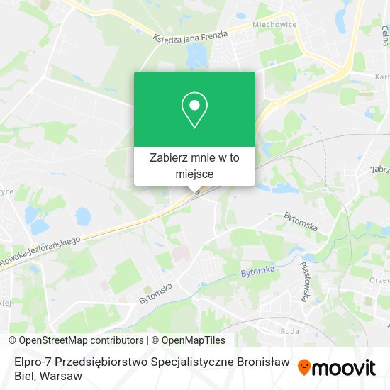 Mapa Elpro-7 Przedsiębiorstwo Specjalistyczne Bronisław Biel