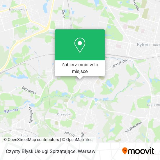 Mapa Czysty Błysk Usługi Sprzątające