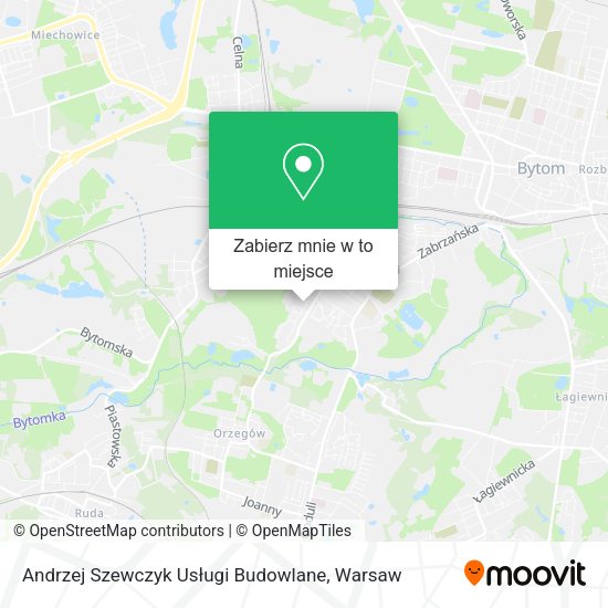 Mapa Andrzej Szewczyk Usługi Budowlane