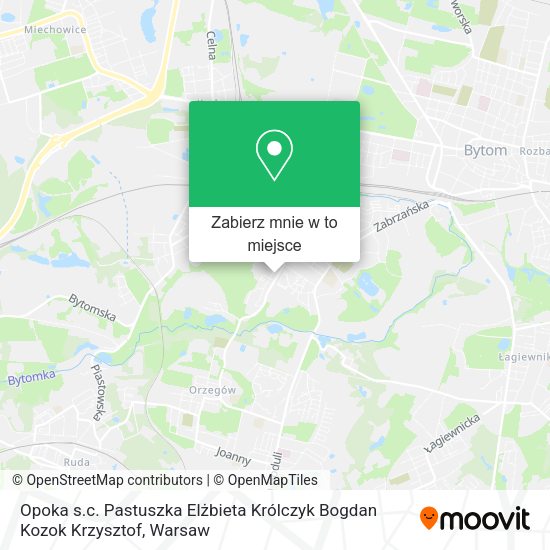 Mapa Opoka s.c. Pastuszka Elżbieta Królczyk Bogdan Kozok Krzysztof