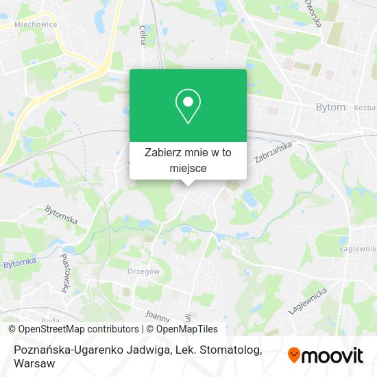 Mapa Poznańska-Ugarenko Jadwiga, Lek. Stomatolog