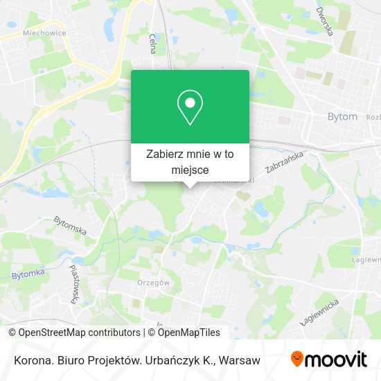 Mapa Korona. Biuro Projektów. Urbańczyk K.