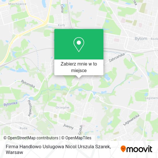 Mapa Firma Handlowo Uslugowa Nicol Urszula Szarek