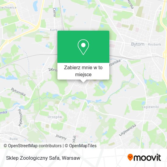 Mapa Sklep Zoologiczny Safa