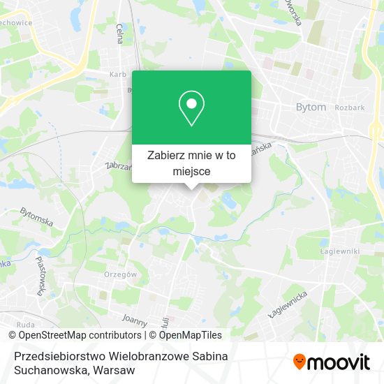 Mapa Przedsiebiorstwo Wielobranzowe Sabina Suchanowska