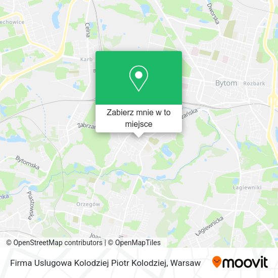 Mapa Firma Uslugowa Kolodziej Piotr Kolodziej