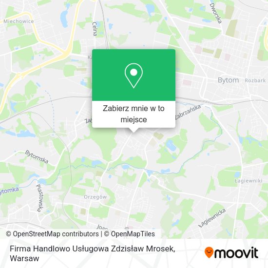 Mapa Firma Handlowo Usługowa Zdzisław Mrosek