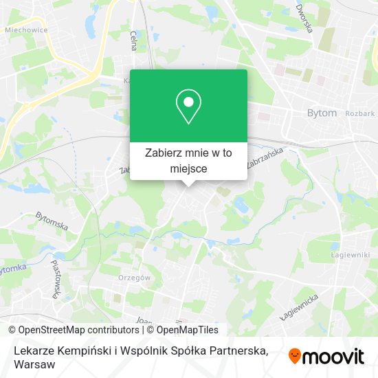 Mapa Lekarze Kempiński i Wspólnik Spółka Partnerska