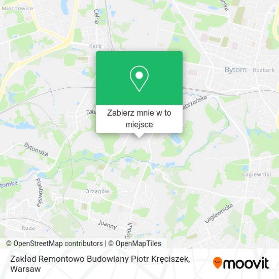 Mapa Zakład Remontowo Budowlany Piotr Kręciszek