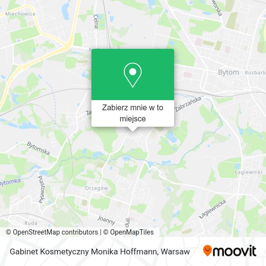 Mapa Gabinet Kosmetyczny Monika Hoffmann