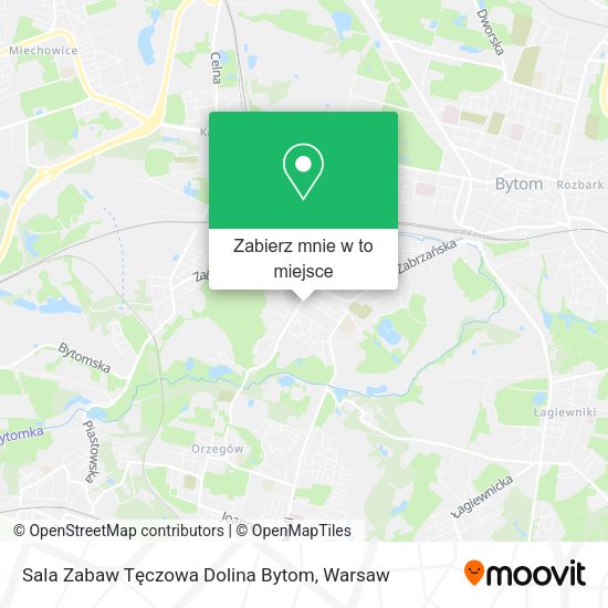 Mapa Sala Zabaw Tęczowa Dolina Bytom