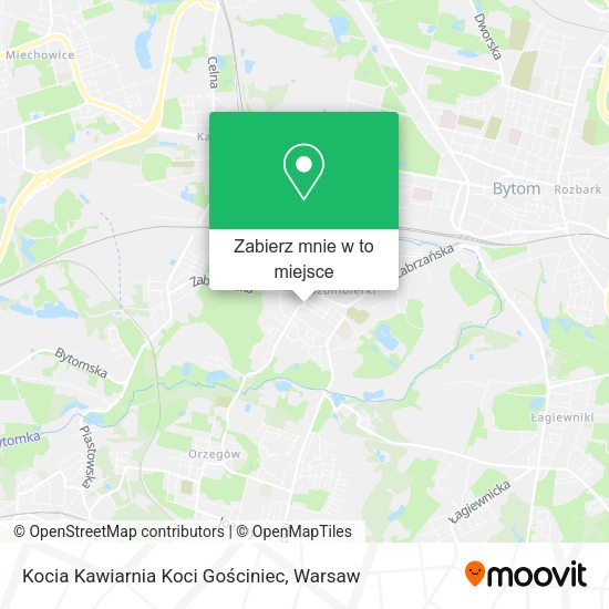 Mapa Kocia Kawiarnia Koci Gościniec