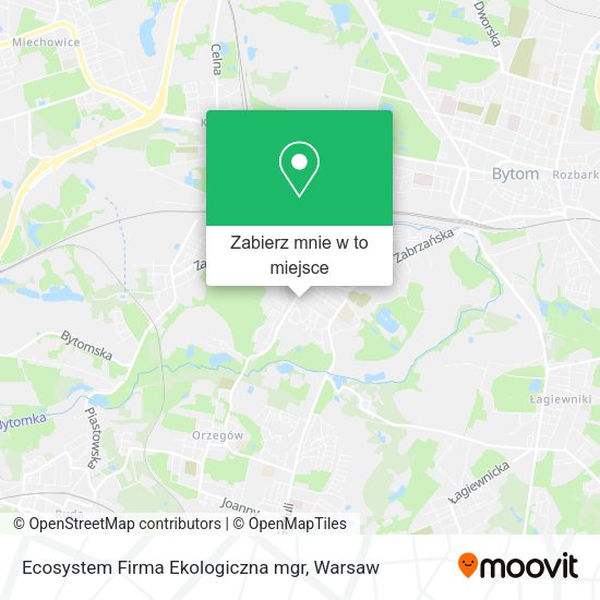 Mapa Ecosystem Firma Ekologiczna mgr