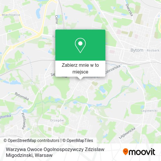 Mapa Warzywa Owoce Ogolnospozywczy Zdzislaw Migodzinski