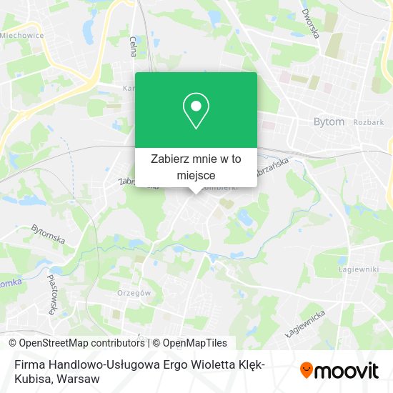 Mapa Firma Handlowo-Usługowa Ergo Wioletta Klęk-Kubisa