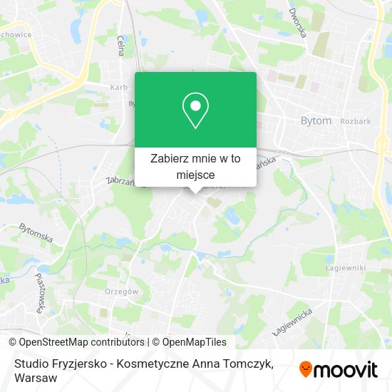 Mapa Studio Fryzjersko - Kosmetyczne Anna Tomczyk