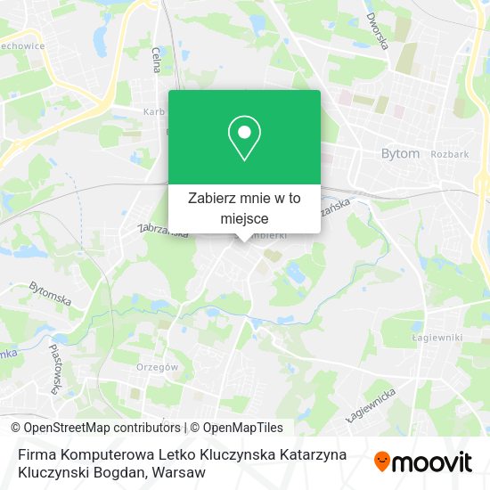 Mapa Firma Komputerowa Letko Kluczynska Katarzyna Kluczynski Bogdan