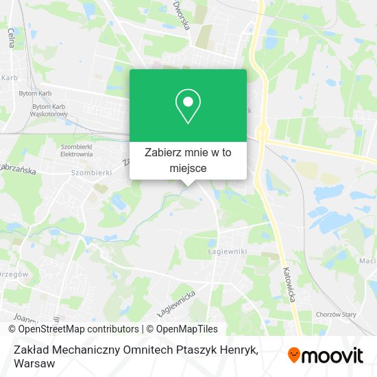 Mapa Zakład Mechaniczny Omnitech Ptaszyk Henryk