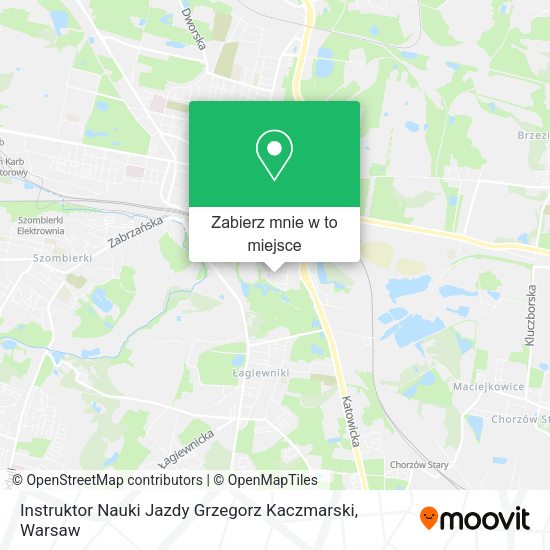 Mapa Instruktor Nauki Jazdy Grzegorz Kaczmarski